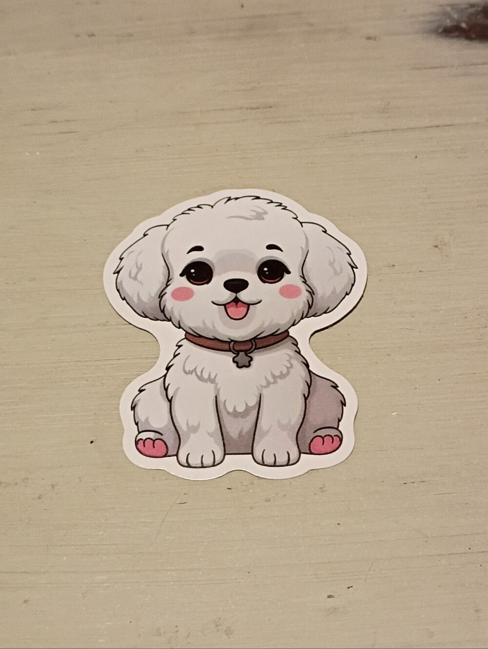 10/$10 Stickers Decal - Bishon Frise Puppy Kawaii Animal Sticker - Brand New